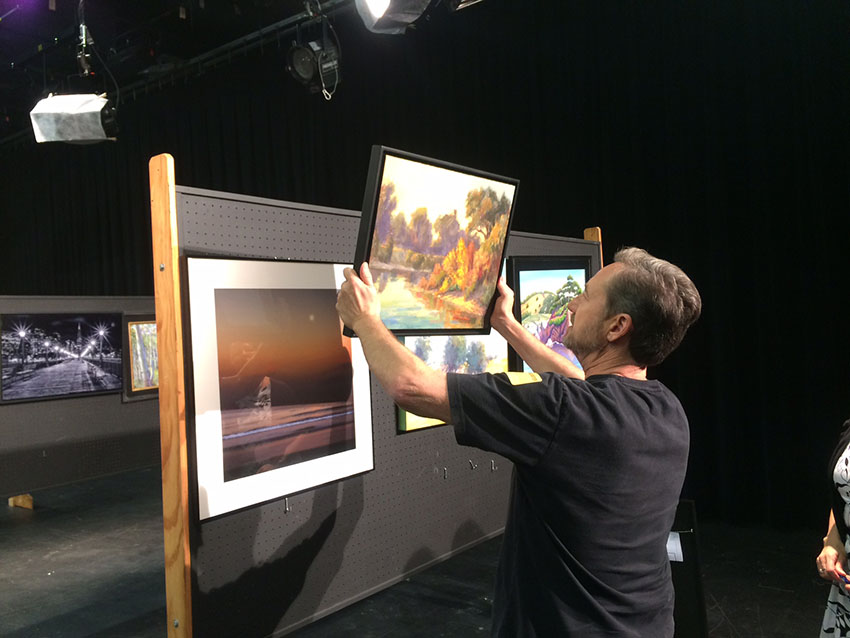 Jury week for the KVIE Art Auction PBS KVIE