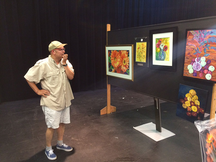 Jury week for the KVIE Art Auction PBS KVIE