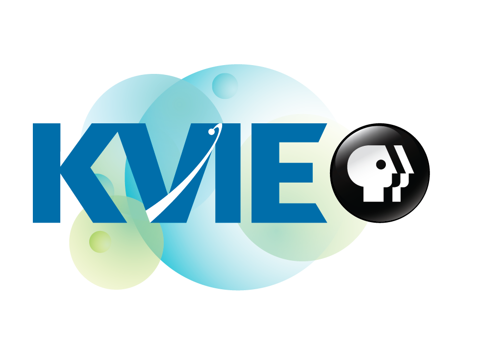 KVIE Logo with bubbles background