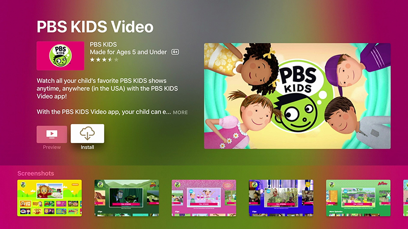 Install PBS KIDS Video