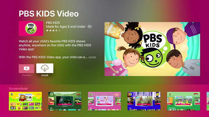 New App Offers Free Access to PBS KIDS Games Anytime, Anywhere