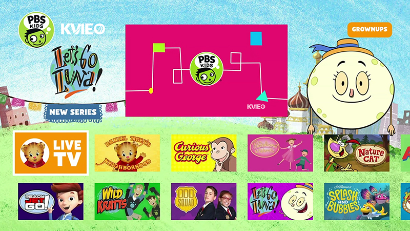 PBS KIDS Menu