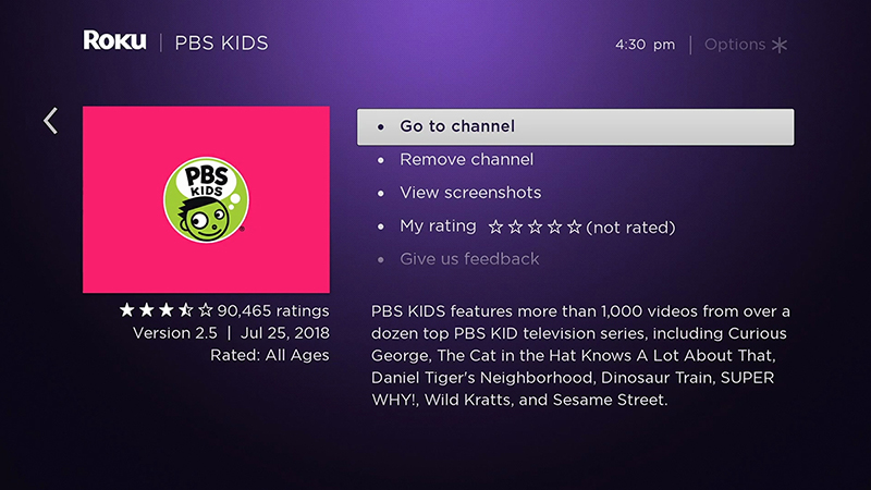 Go to PBS KIDS Channel