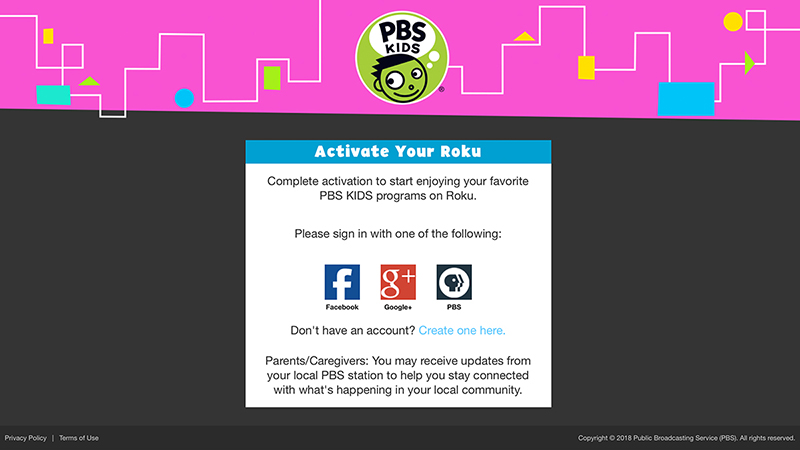 Complete Activate PBS KIDS