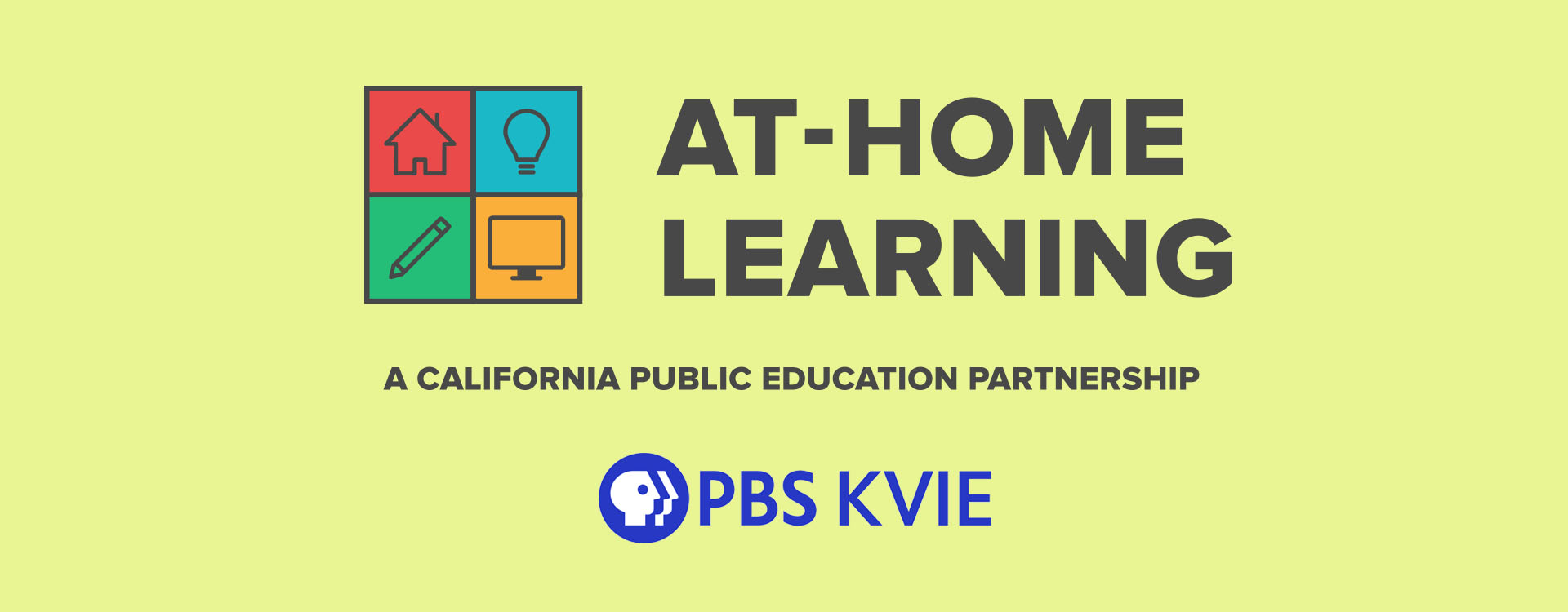 At-Home Learning Banner
