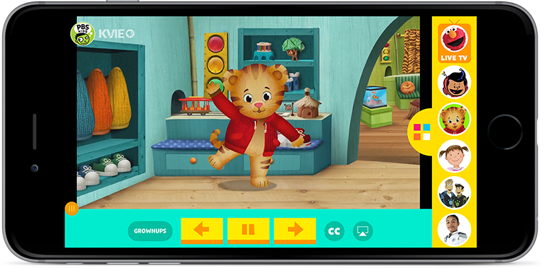 Open PBS Kids App on iPhone 7 Plus