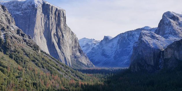 Landscape of the Yosemite
