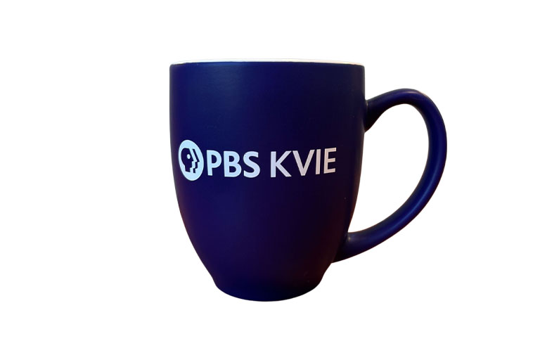 Member Reward Item: PBS KVIE Blue Mug