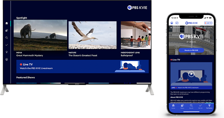 PBS App for Apple TV and iPhone