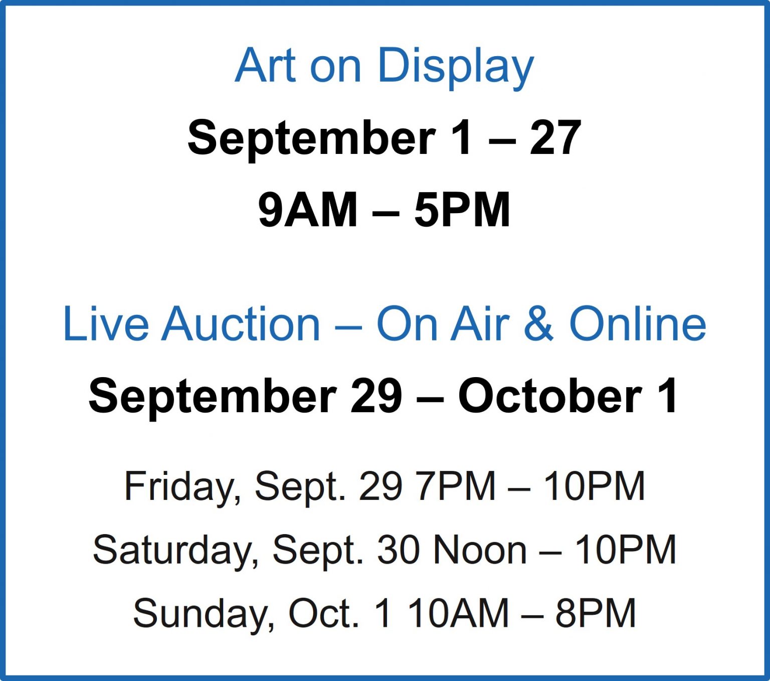 Art Auction 2024 PBS KVIE