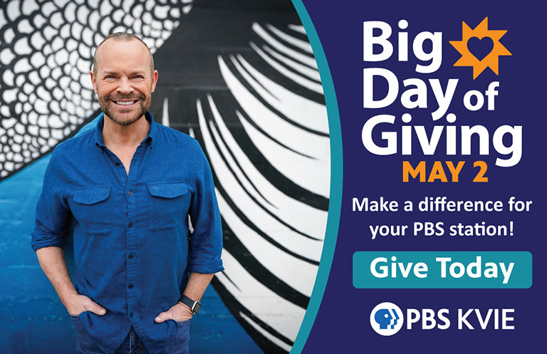 Big Day of Giving on May 2. Make a difference for your PBS station. Give Today!