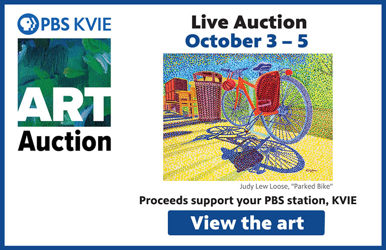 PBS KVIE Art Auction on October 3 — 5, View the art