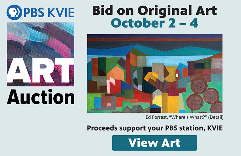 Bid on Original Art at PBS KVIE Art Auction on October 2 — 4, View the art