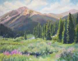 2C - $700  Mountains Majesty II Rhonda Egan  (Oil - 16x20)