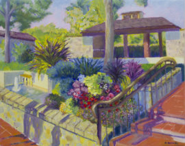 2F - $400  Calistoga Garden  Deborah Harmon  (Oil - 16x20)