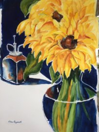 3B - $450 Sunburst  Diane Pargament  (Watercolor - 15x24)