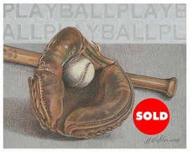 Play Ball (13” x 17”) SOLD